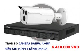 Trọn bộ 1 camera quan sát 4.0MP