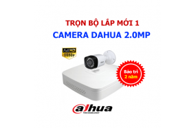 Trọn bộ 1 camera quan sát 2.0MP