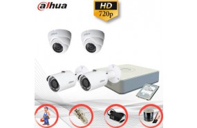 Bộ 4 camera HD