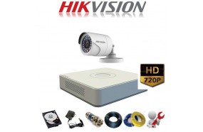 Trọn bộ 1 camera HIKVISON ngoài trời