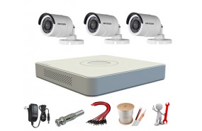 Trọn bộ 3 camera HIKVISON