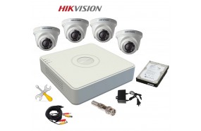 Bộ 4 camera HIKVISON